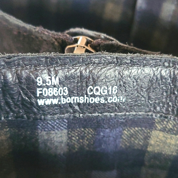 NWOT Born Crown Poly Equestrian Black Suede Wide Calf Riding Boots 9.5M Women - Picture 9 of 13